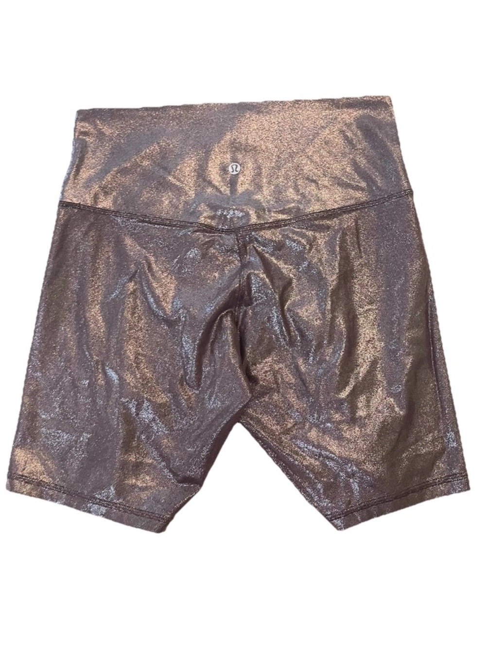 lululemon Align High-Rise Short 8" *Shine Sz 10 Radiate Foil Print French Press